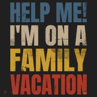 Help Me I'm On A Family Vacation Beanie thumb 2
