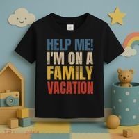Help Me I'm On A Family Vacation Toddler T-Shirt thumb 3