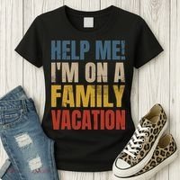 Help Me I'm On A Family Vacation Women's T-Shirt thumb 3