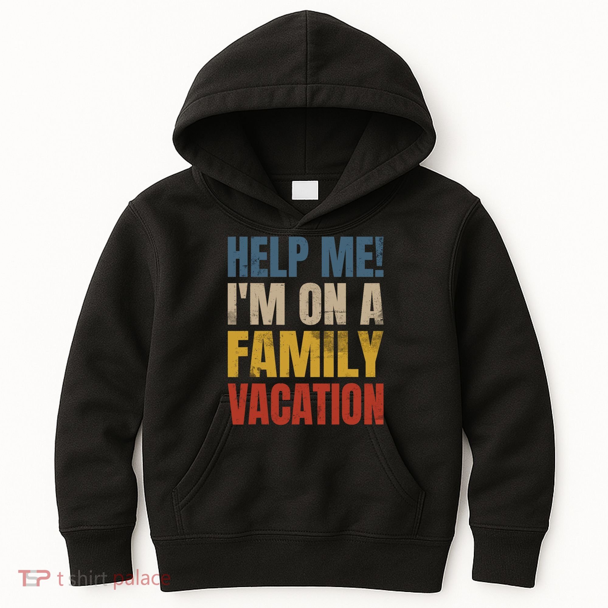 Help Me I'm On A Family Vacation Kids Hoodie