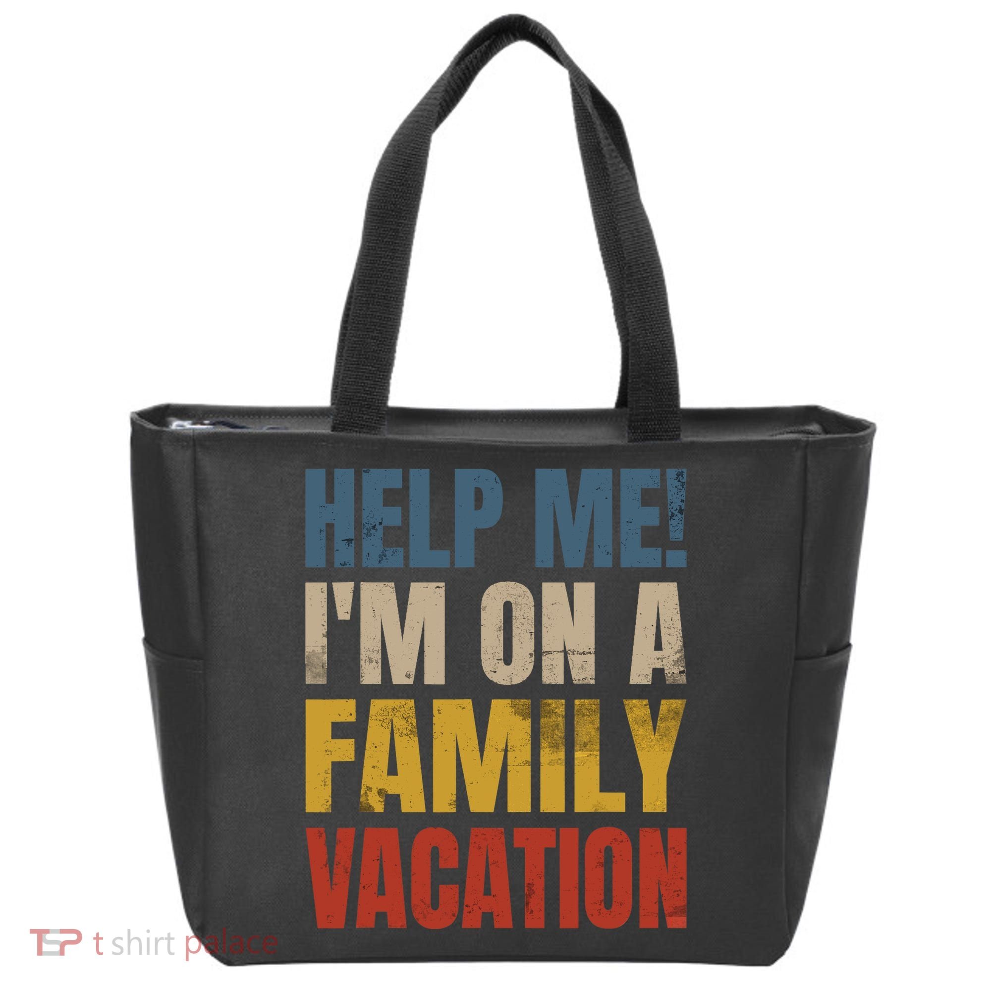 Help Me I'm On A Family Vacation Tote Bag