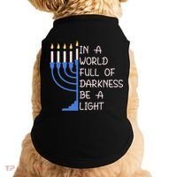 Hanukkah Menorah In A World Full Of Darkness Be A Light Doggie Tank thumb 0