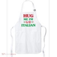 Hug Me I'm 12 Half Italian Funny American Italian Wo Apron thumb 0