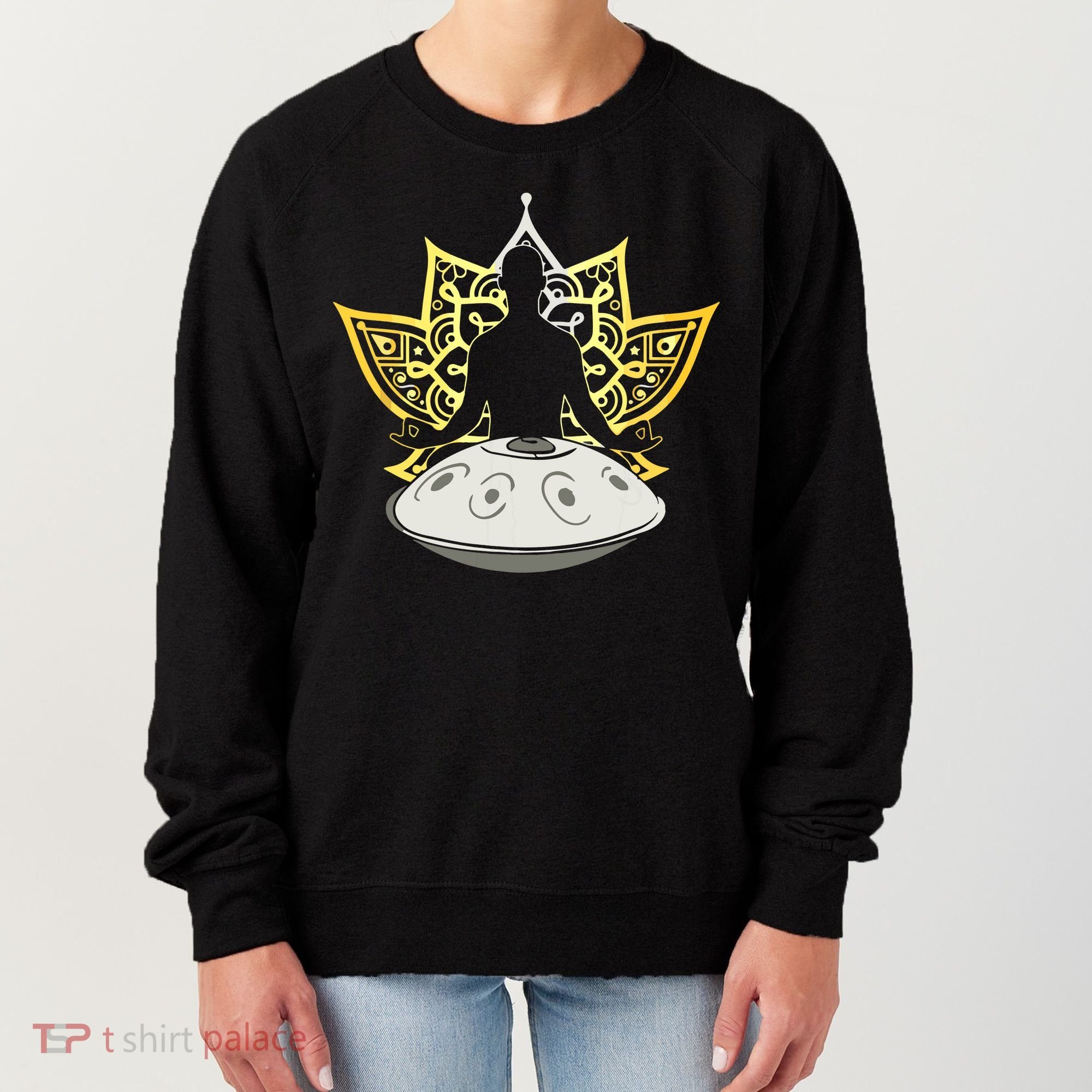 Handpan Musical Instrument Mindfulness Yoga Meditation Women's Sweatshirt