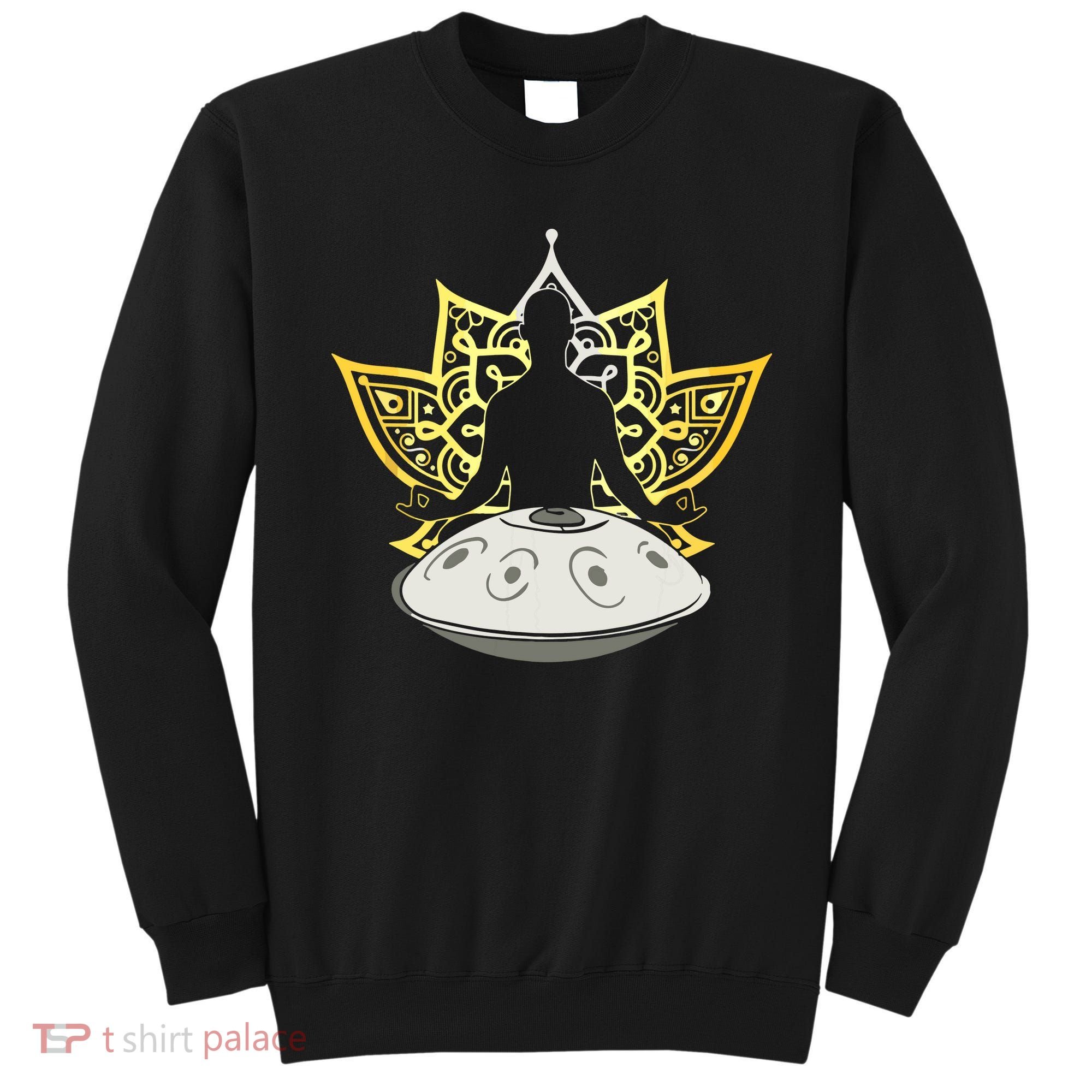Handpan Musical Instrument Mindfulness Yoga Meditation Sweatshirt