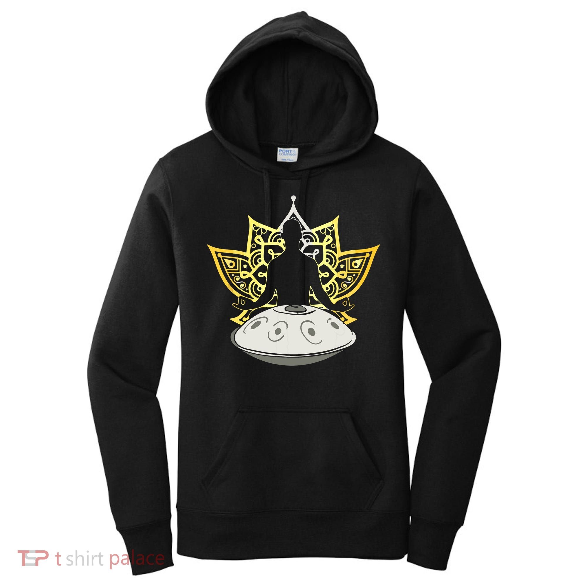 Handpan Musical Instrument Mindfulness Yoga Meditation Women's Hoodie