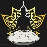 Handpan Musical Instrument Mindfulness Yoga Meditation Women's Hoodie thumb 2