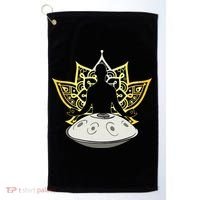 Handpan Musical Instrument Mindfulness Yoga Meditation Golf Towel thumb 0
