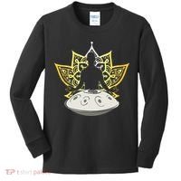 Handpan Musical Instrument Mindfulness Yoga Meditation Kids Long Sleeve Shirt thumb 0