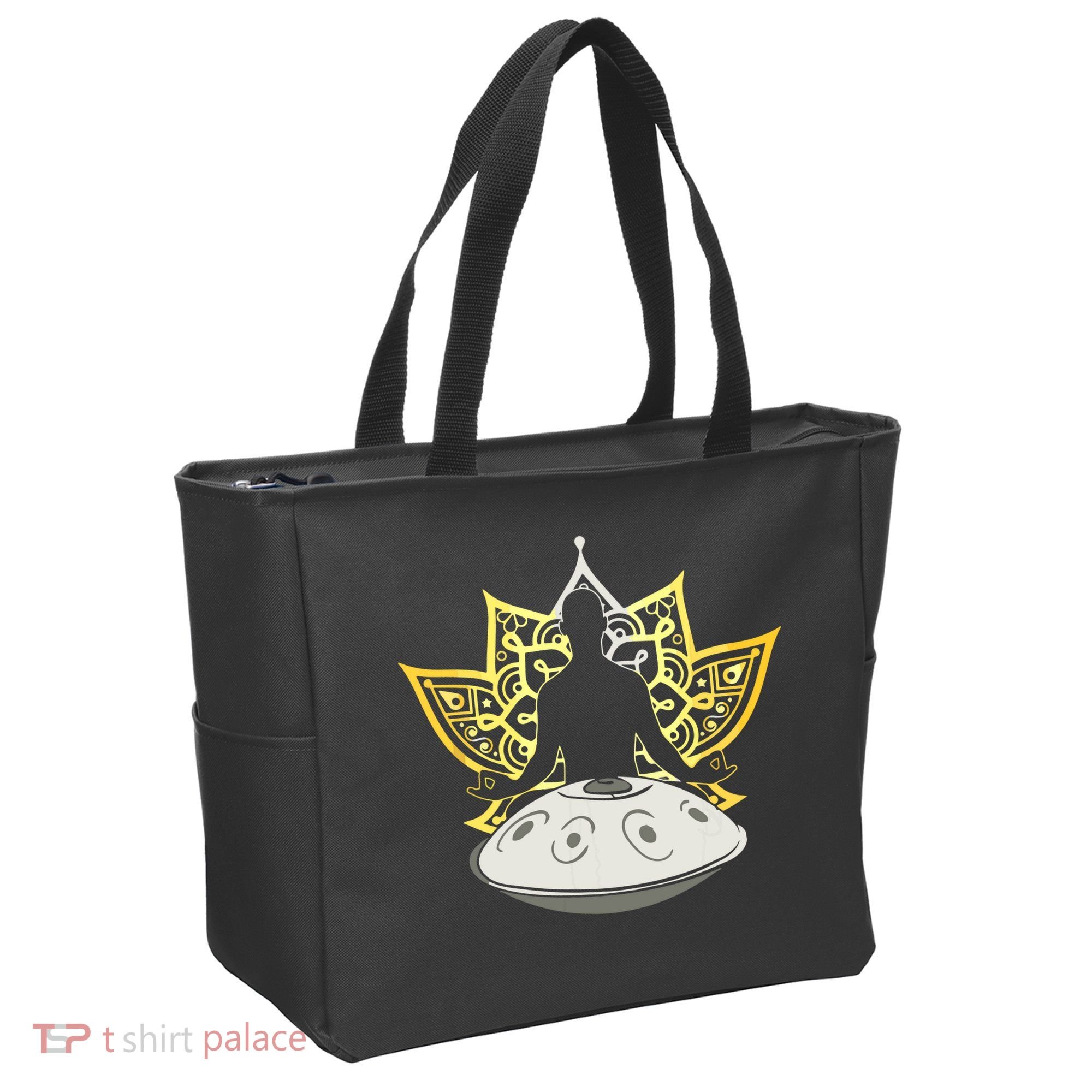Handpan Musical Instrument Mindfulness Yoga Meditation Tote Bag