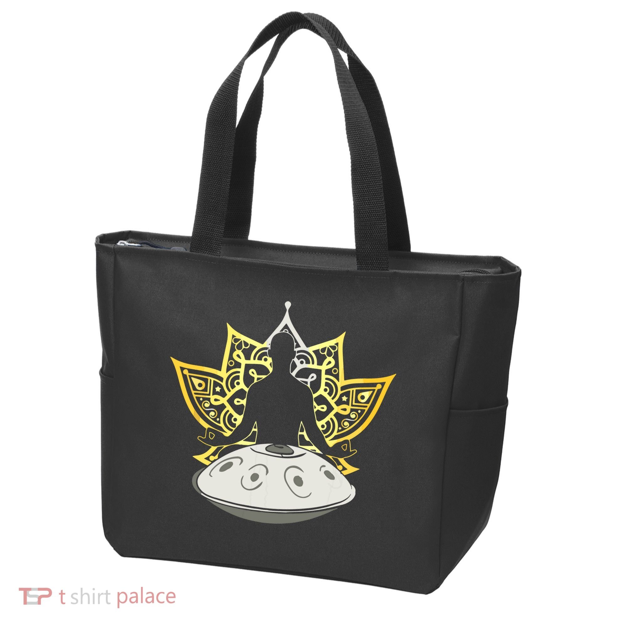 Handpan Musical Instrument Mindfulness Yoga Meditation Tote Bag