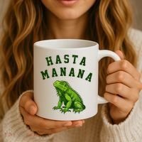Hasta Manana Iguana Coffee Mug thumb 3