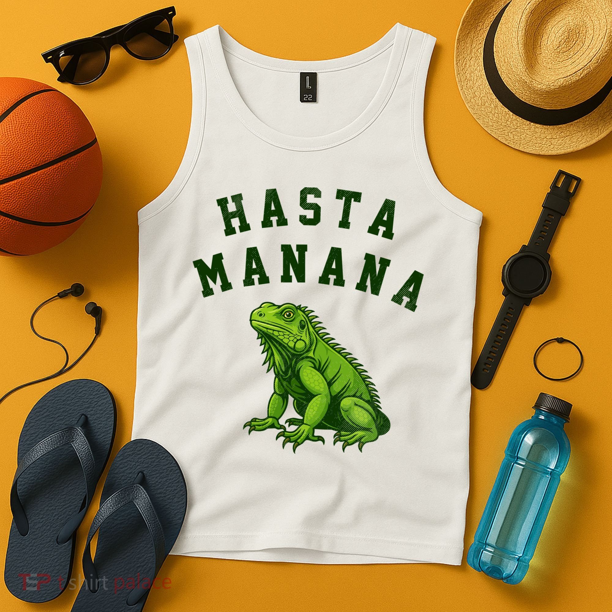 Hasta Manana Iguana Tank Top