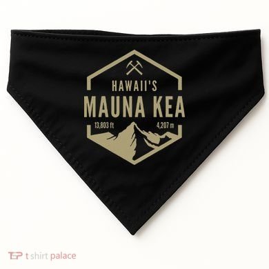 Hawaii Mauna Kea USA-Made Doggie Bandana