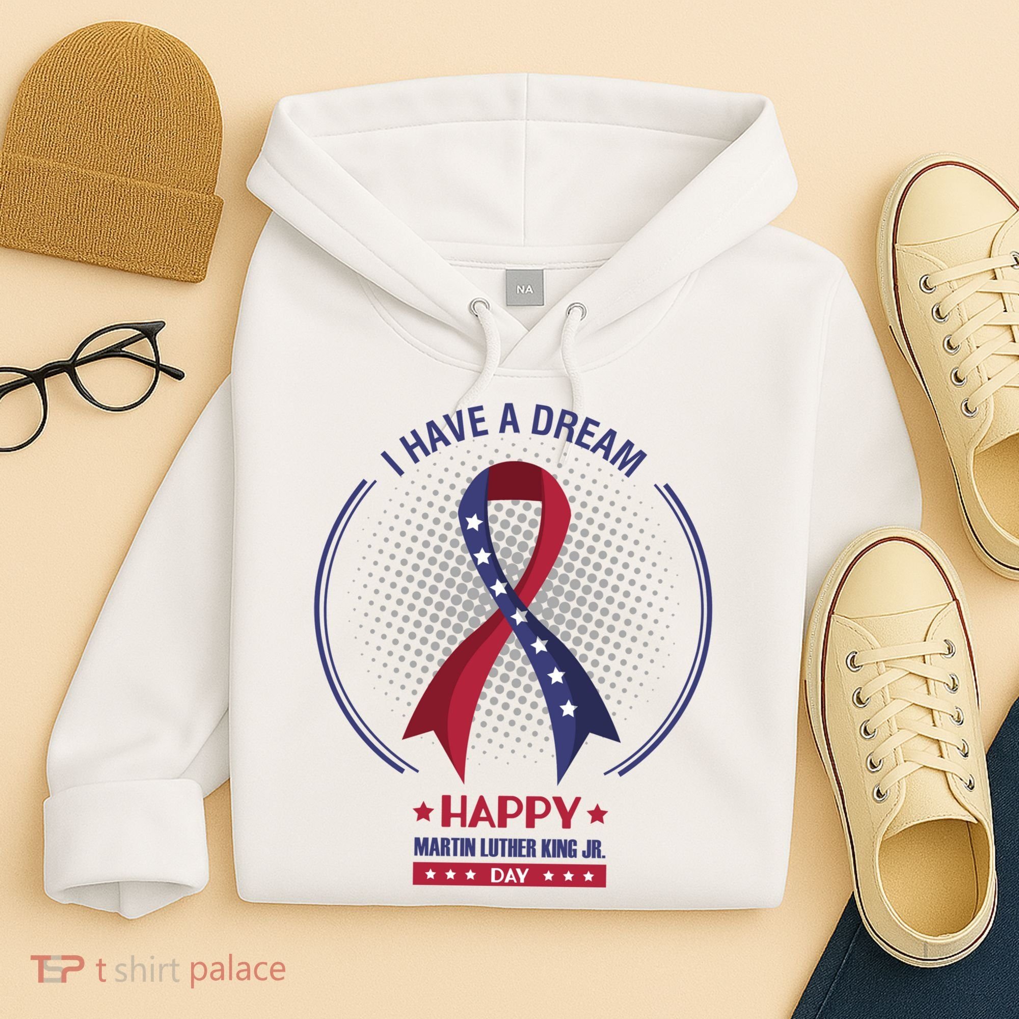 Happy Martin Luther King Jr Day USA Hoodie