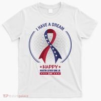 Happy Martin Luther King Jr Day USA T-Shirt thumb 0