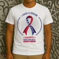 Happy Martin Luther King Jr Day USA T-Shirt thumb 3