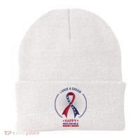 Happy Martin Luther King Jr Day USA Beanie thumb 0