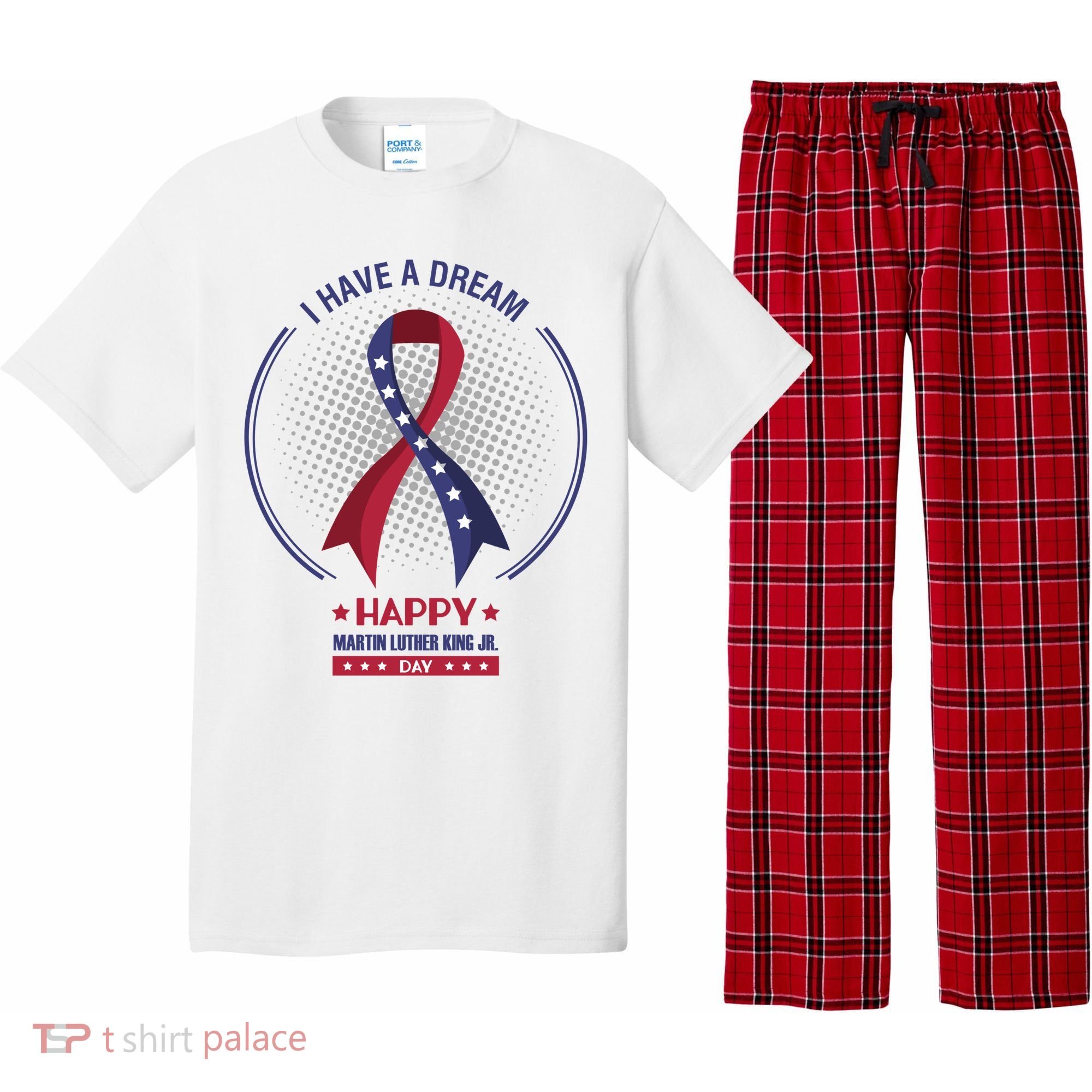 Happy Martin Luther King Jr Day USA Pajama Set