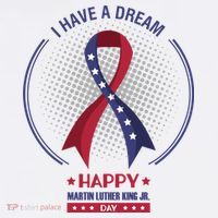 Happy Martin Luther King Jr Day USA Baby Bodysuit thumb 2