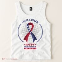 Happy Martin Luther King Jr Day USA Tank Top thumb 2