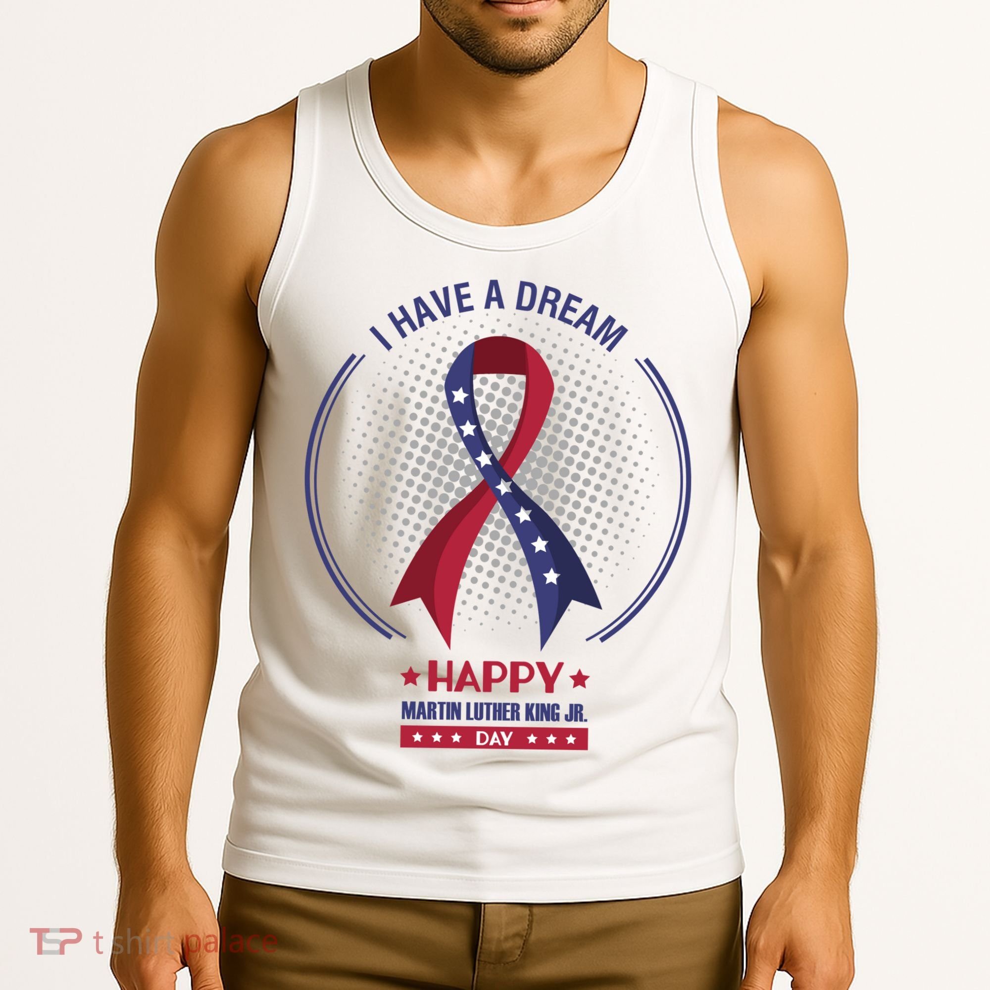 Happy Martin Luther King Jr Day USA Tank Top