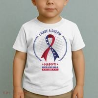 Happy Martin Luther King Jr Day USA Toddler T-Shirt thumb 2