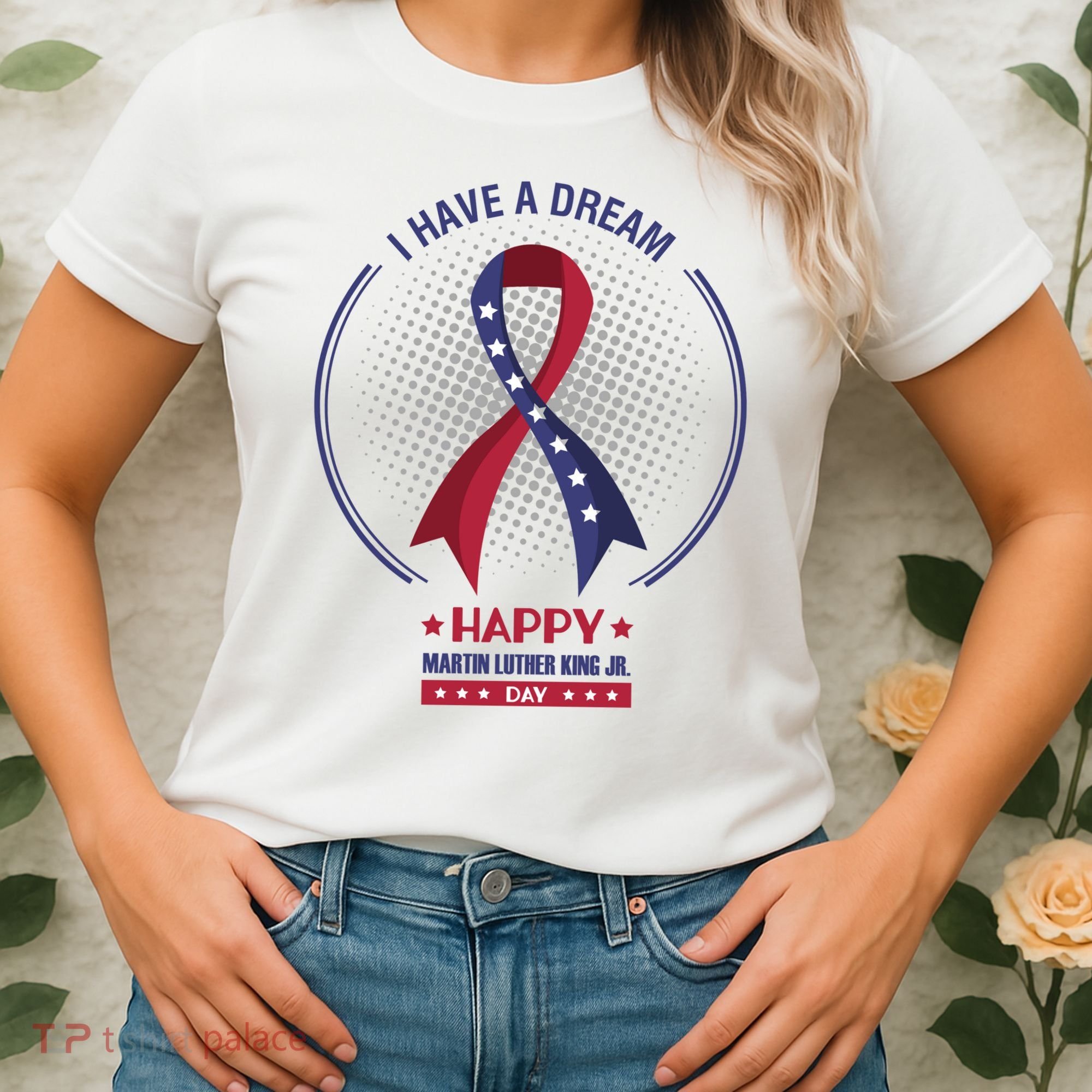 Happy Martin Luther King Jr Day USA Women's T-Shirt