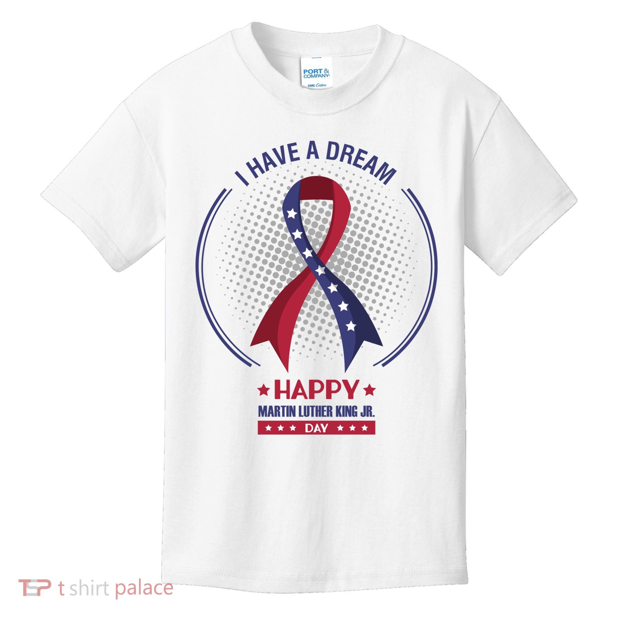 Happy Martin Luther King Jr Day USA Kids T-Shirt