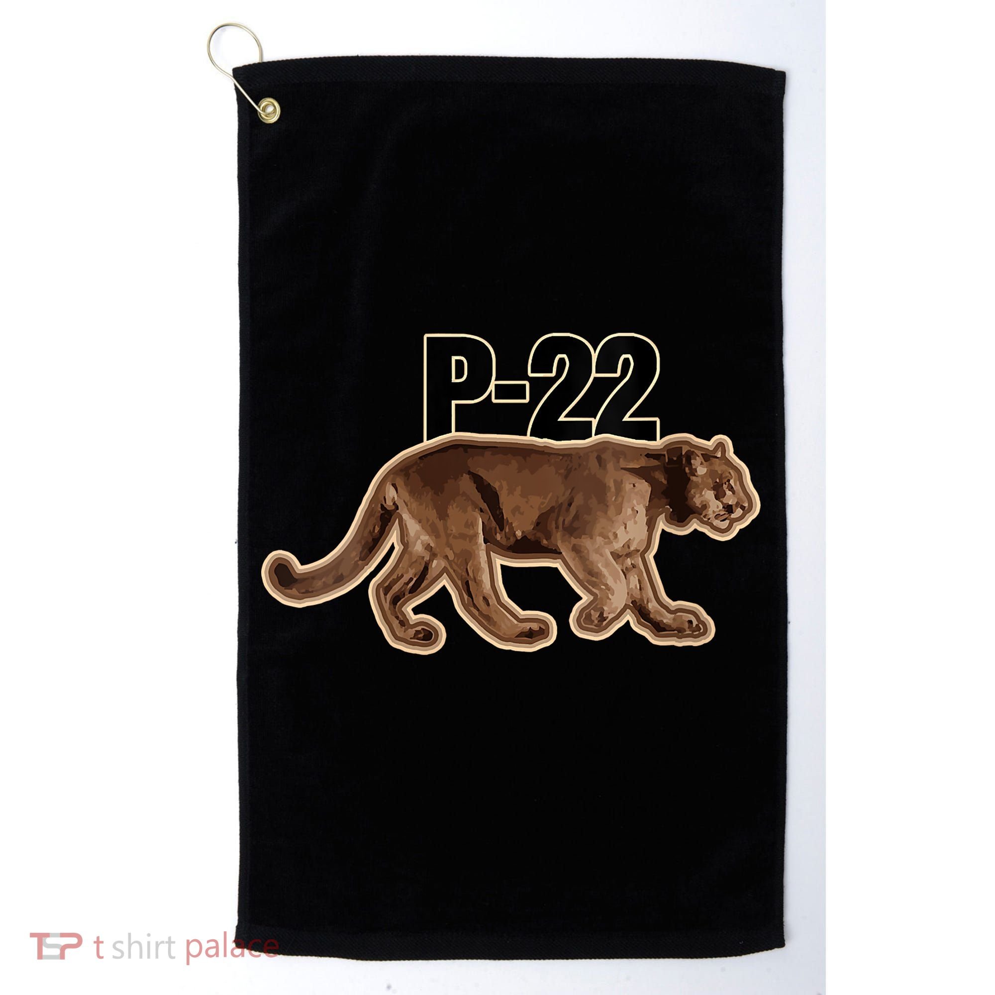 Hollywood Mountain Lion P22 Los Angeles Cougar Golf Towel