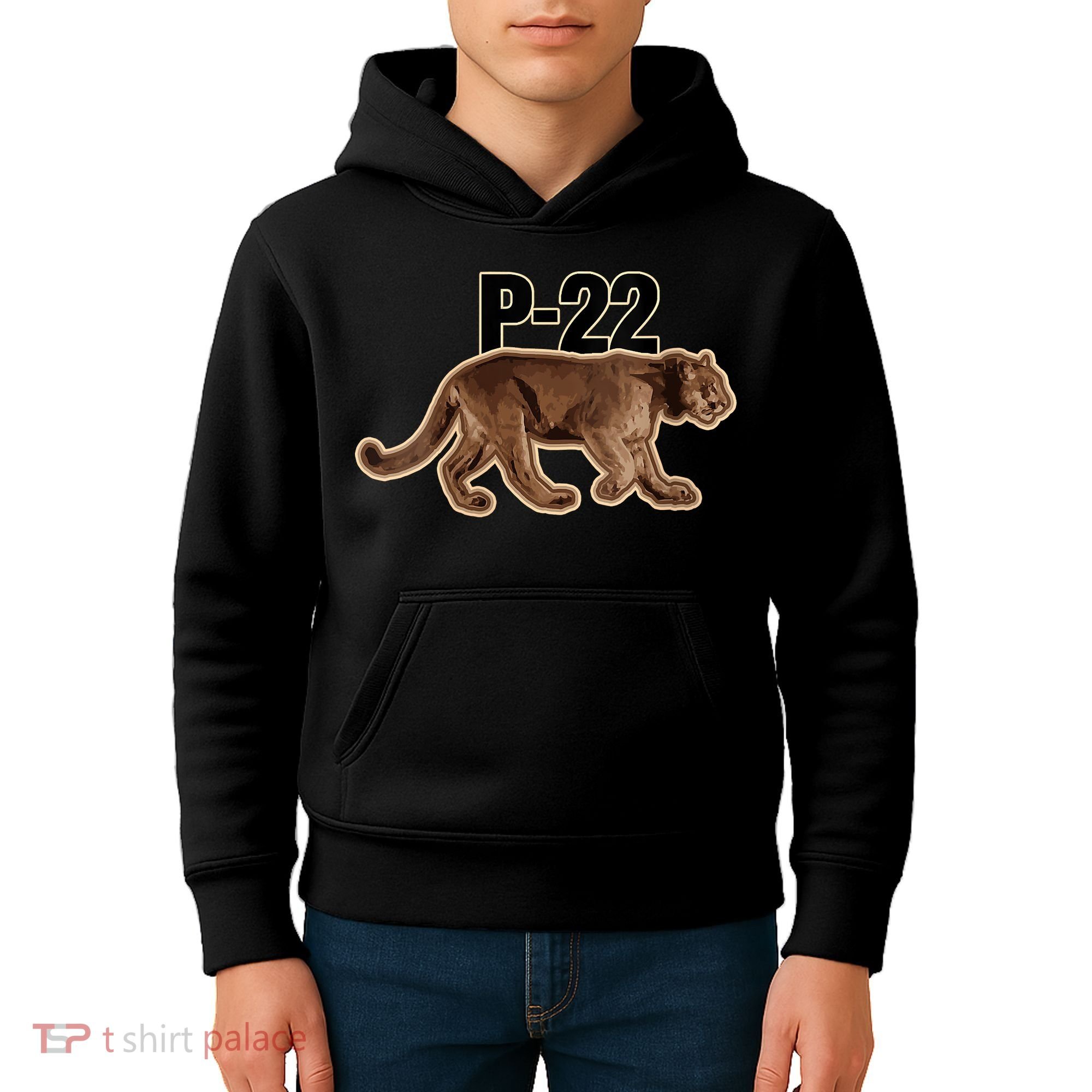 Hollywood Mountain Lion P22 Los Angeles Cougar Kids Hoodie