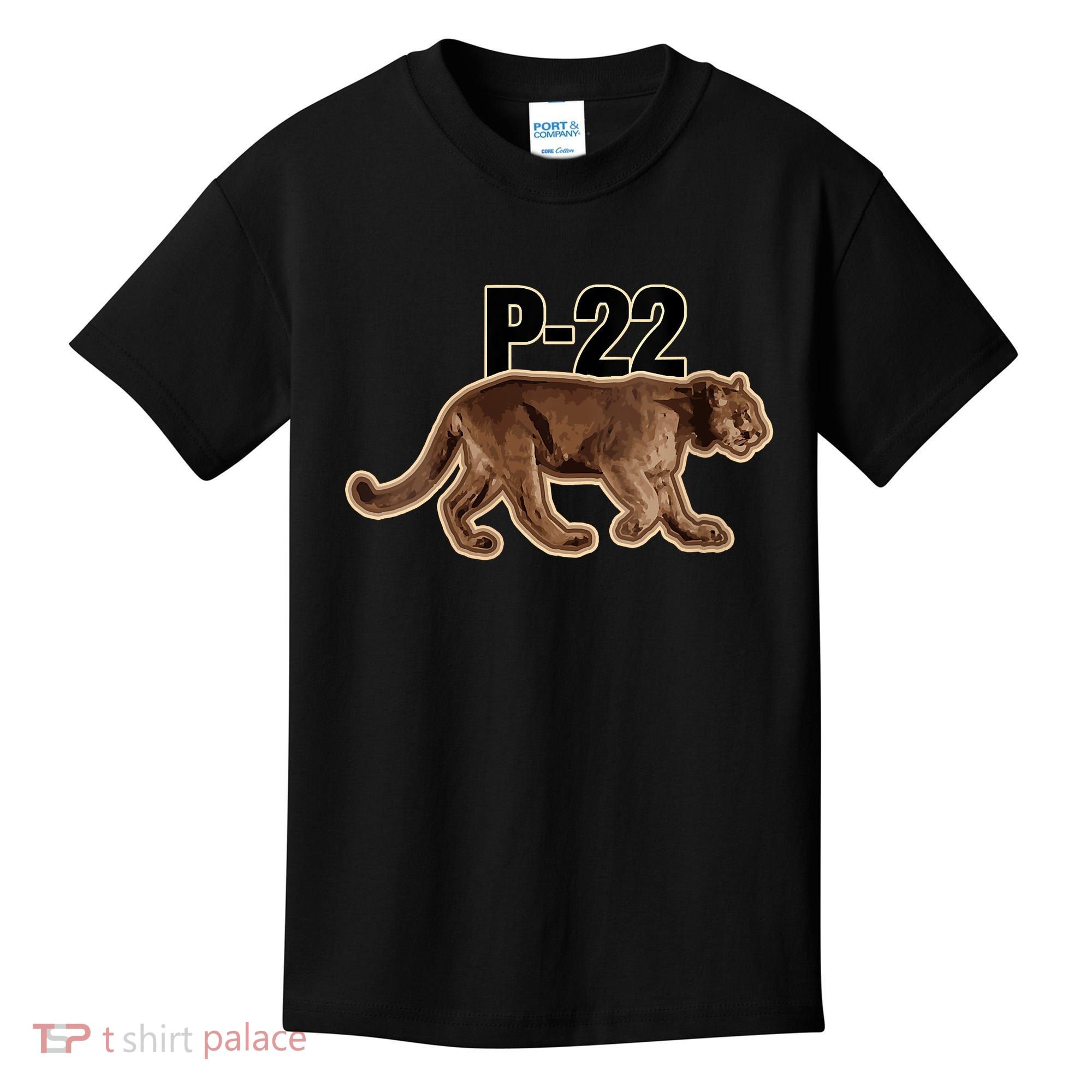 Hollywood Mountain Lion P22 Los Angeles Cougar Kids T-Shirt
