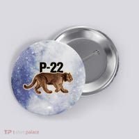 Hollywood Mountain Lion P22 Los Angeles Cougar Button thumb 0