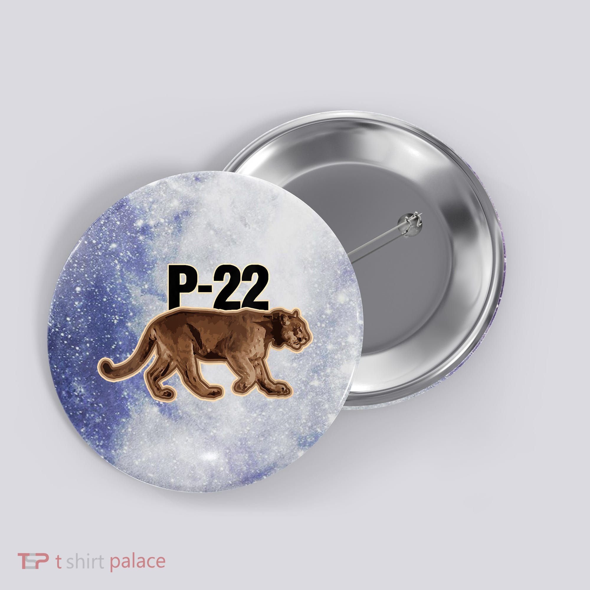 Hollywood Mountain Lion P22 Los Angeles Cougar Button