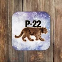Hollywood Mountain Lion P22 Los Angeles Cougar Coaster thumb 0