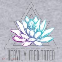 Heavily Meditated Lotus Minimalist Meditation Spiritual Gift Women's Sweatshirt thumb 2