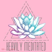 Heavily Meditated Lotus Minimalist Meditation Spiritual Gift Coaster thumb 2