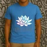 Heavily Meditated Lotus Minimalist Meditation Spiritual Gift T-Shirt thumb 3