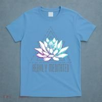 Heavily Meditated Lotus Minimalist Meditation Spiritual Gift T-Shirt thumb 4