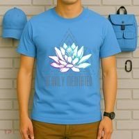Heavily Meditated Lotus Minimalist Meditation Spiritual Gift T-Shirt thumb 5