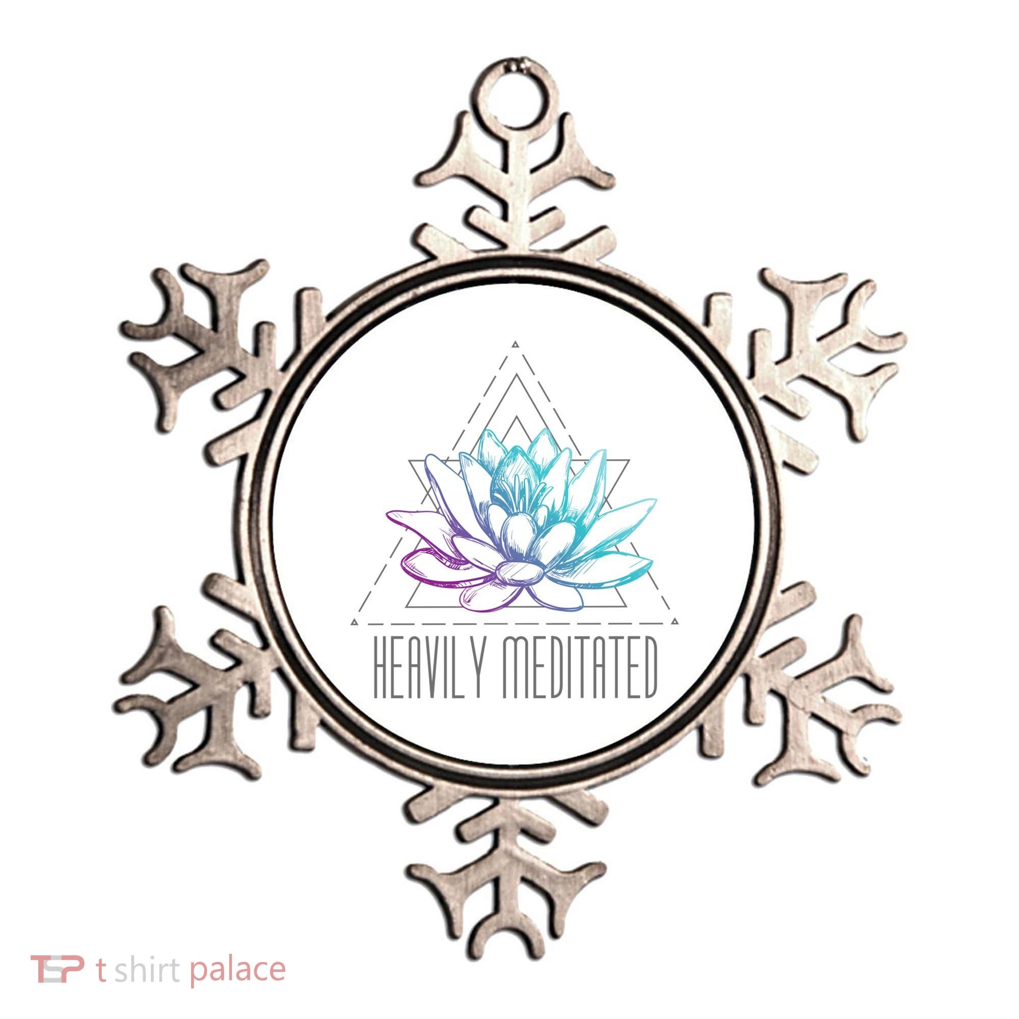 Heavily Meditated Lotus Minimalist Meditation Spiritual Gift Ornament