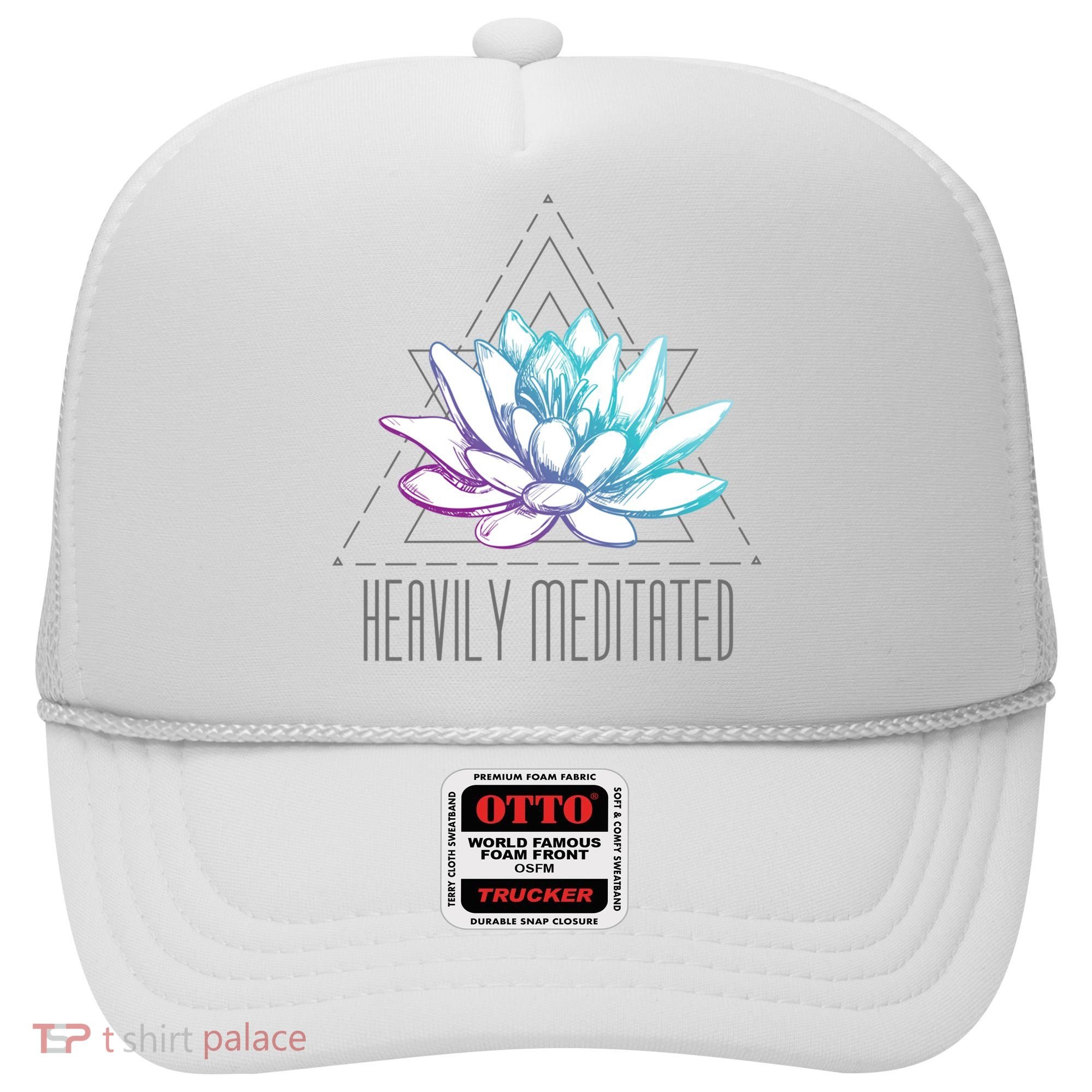 Heavily Meditated Lotus Minimalist Meditation Spiritual Gift Hat