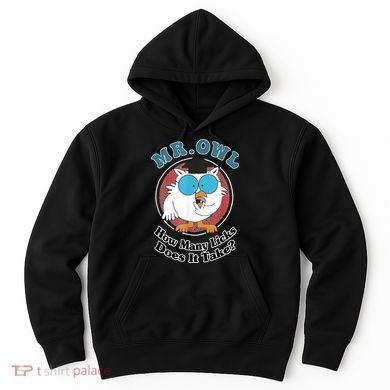 How Many Licks Does It Take Funny Owl Sarcastic Hoodie
