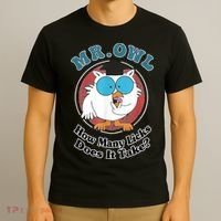 How Many Licks Does It Take Funny Owl Sarcastic T-Shirt thumb 3