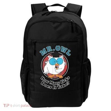 How Many Licks Does It Take Funny Owl Sarcastic Backpack
