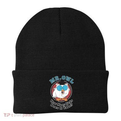 How Many Licks Does It Take Funny Owl Sarcastic Beanie
