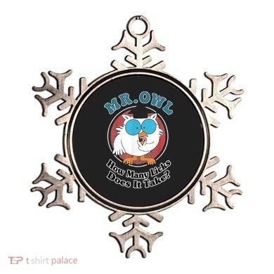 How Many Licks Does It Take Funny Owl Sarcastic Ornament
