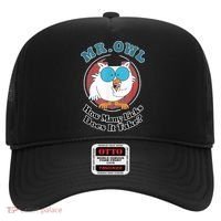 How Many Licks Does It Take Funny Owl Sarcastic Hat thumb 0