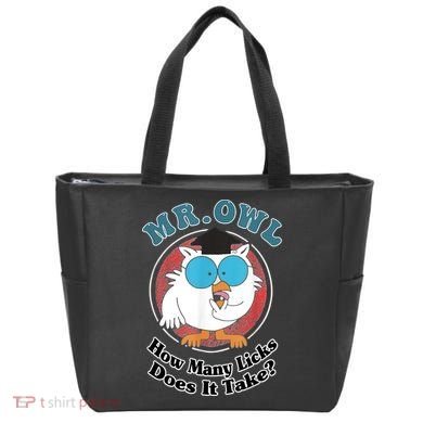 How Many Licks Does It Take Funny Owl Sarcastic Tote Bag