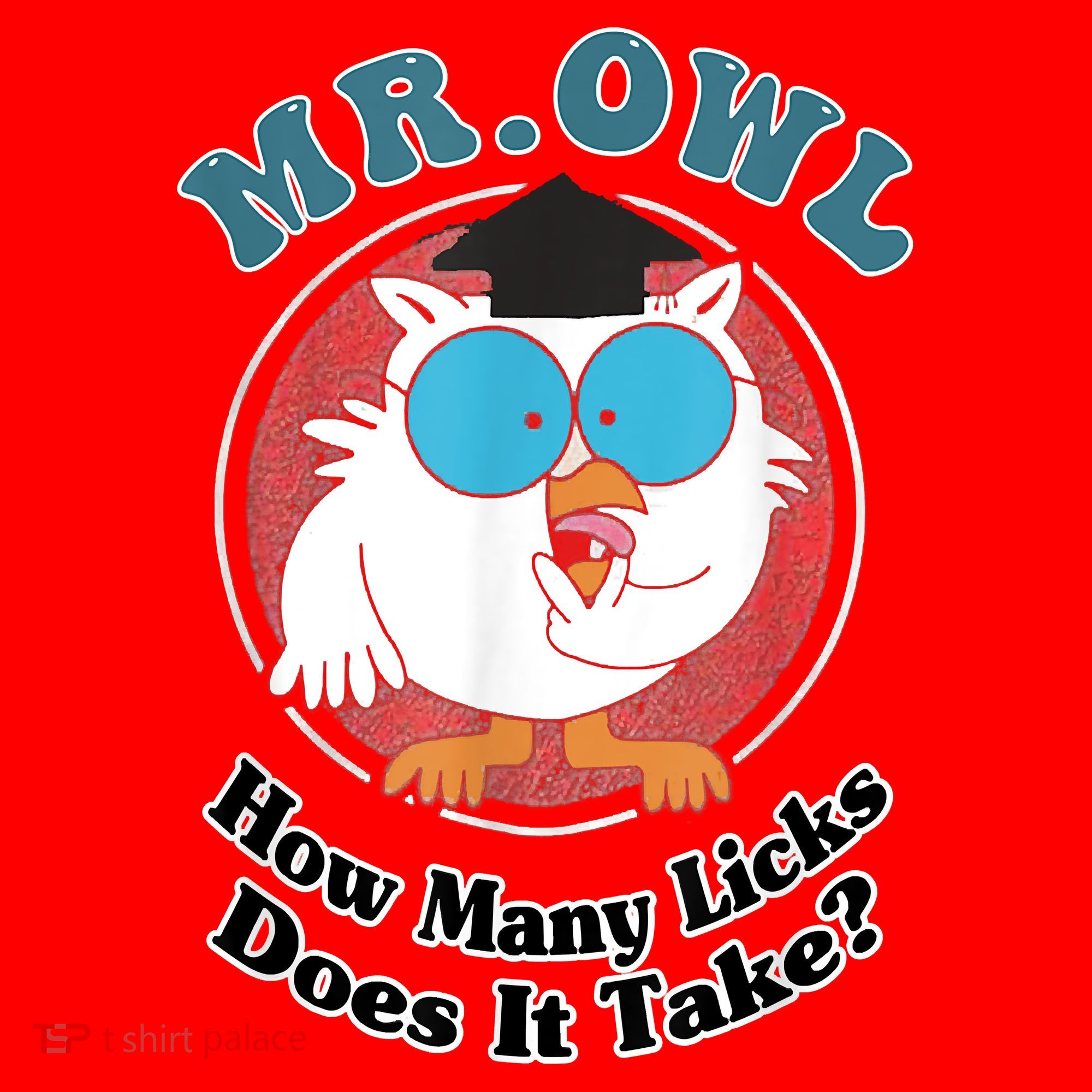 How Many Licks Does It Take Funny Owl Sarcastic Santa Hat